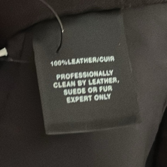 Lafayette 148 Suede Wide Leg Pants Black - Picture 5 of 7